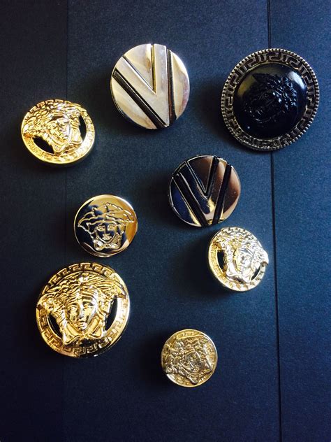 versace v buttons|versace buttons for sale.